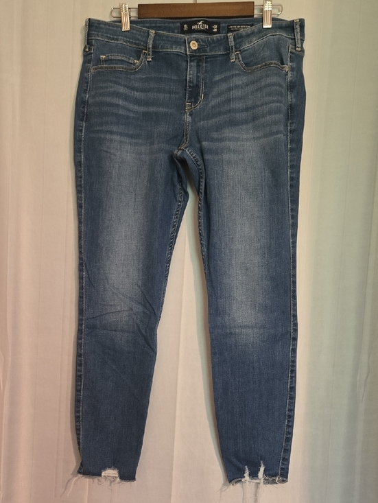 Hollister Denim - Hollister Women's Cropped Skinny Jeans in Medium Blue Wash Size 15L 32×28 NWOT